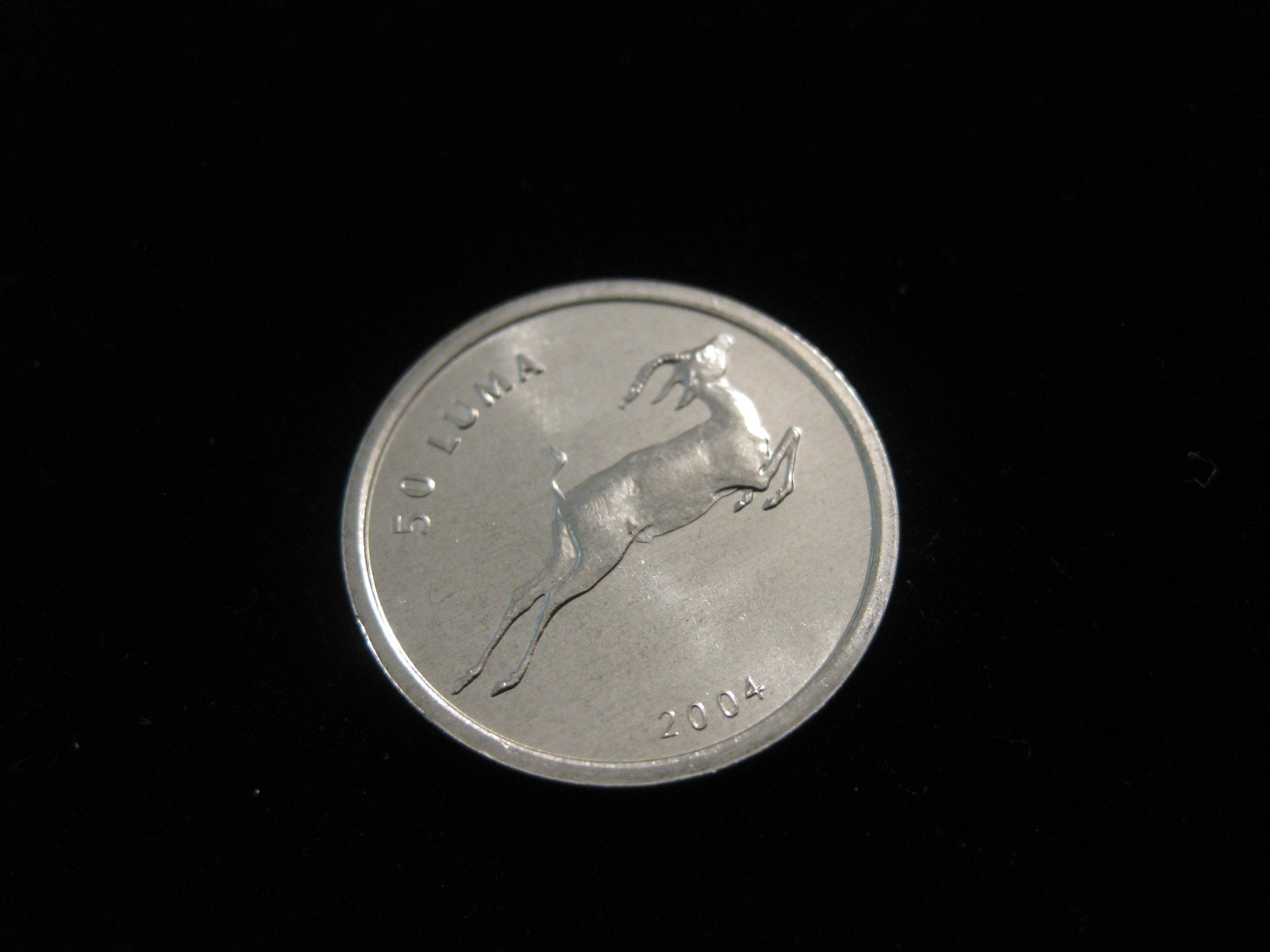  2004 Nagorno-Karabah Coin  Gazelle  50 Luma  uncirculated  animal coin
