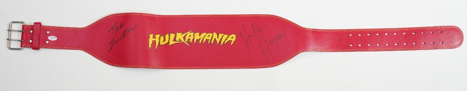 Hulk Hogan Signed Official Hulkamania Weight Belt PSA/DNA COA WWE The Immortal