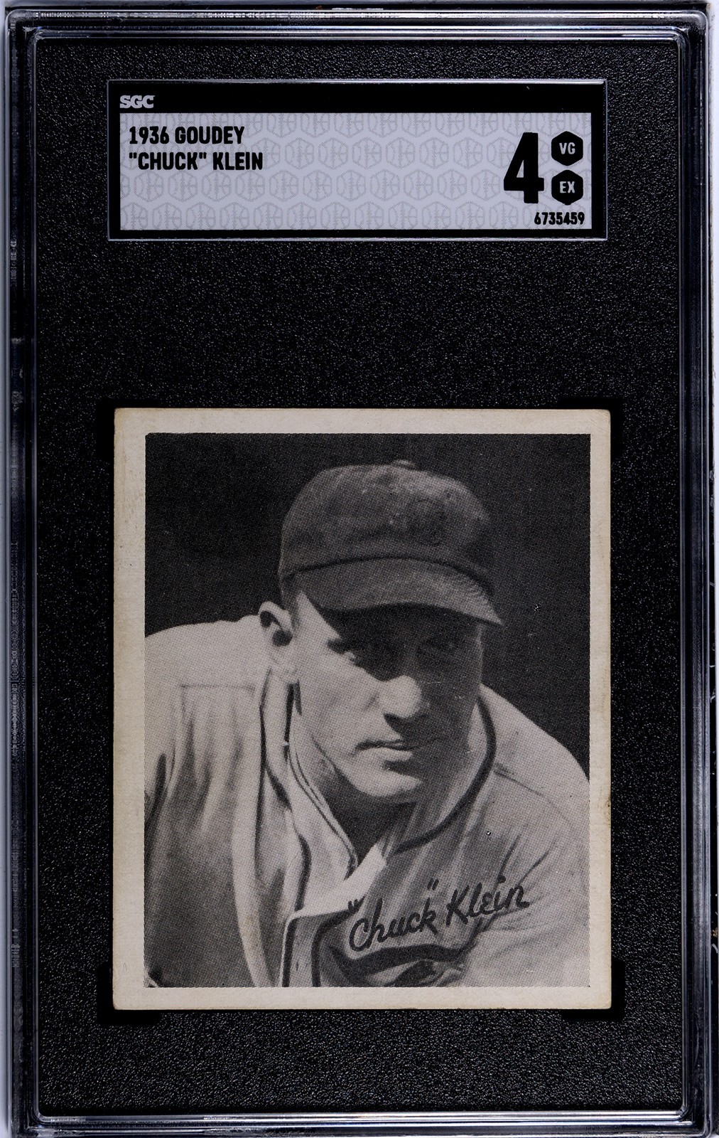 1936 GOUDEY CHUCK KLEIN  SGC 4