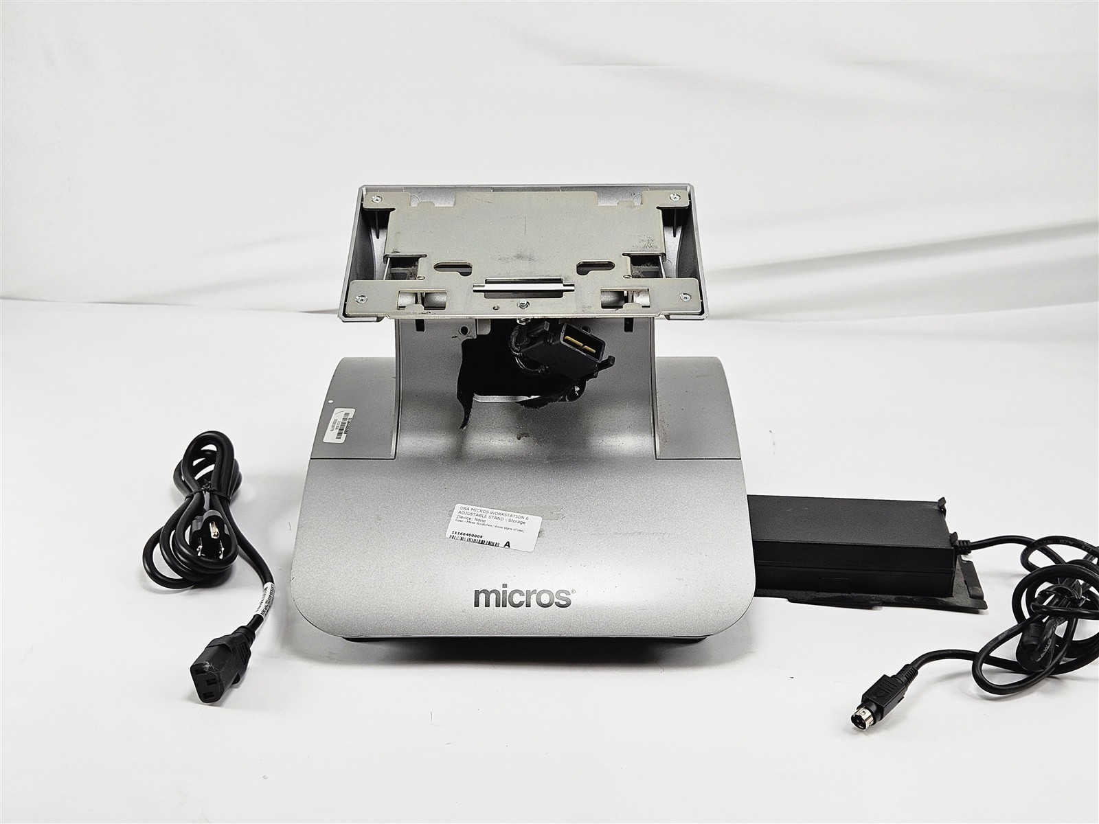 Oracle Micros WS6 Adjustable POS Stand 400935-001 With Dock