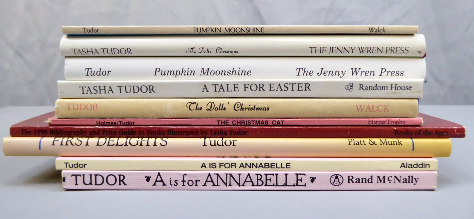 Tasha Tudor Vintage Book Lot 10 Jenny Wren Press Walck Rand McNally Christmas