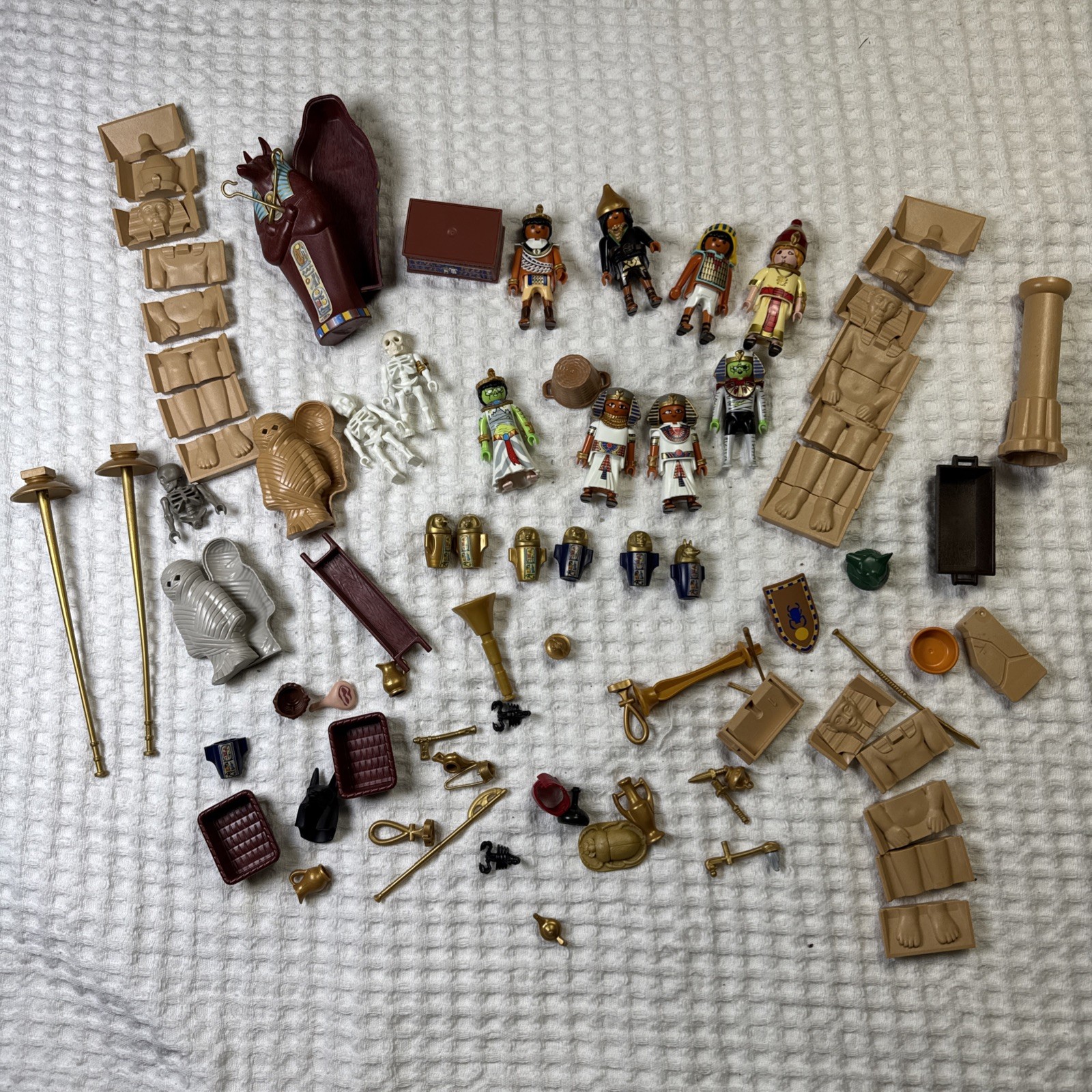 PLAYMOBIL 4240 Egyptian Pharaoh’s Pyramid Set Vintage 2008 Egypt Figures Parts