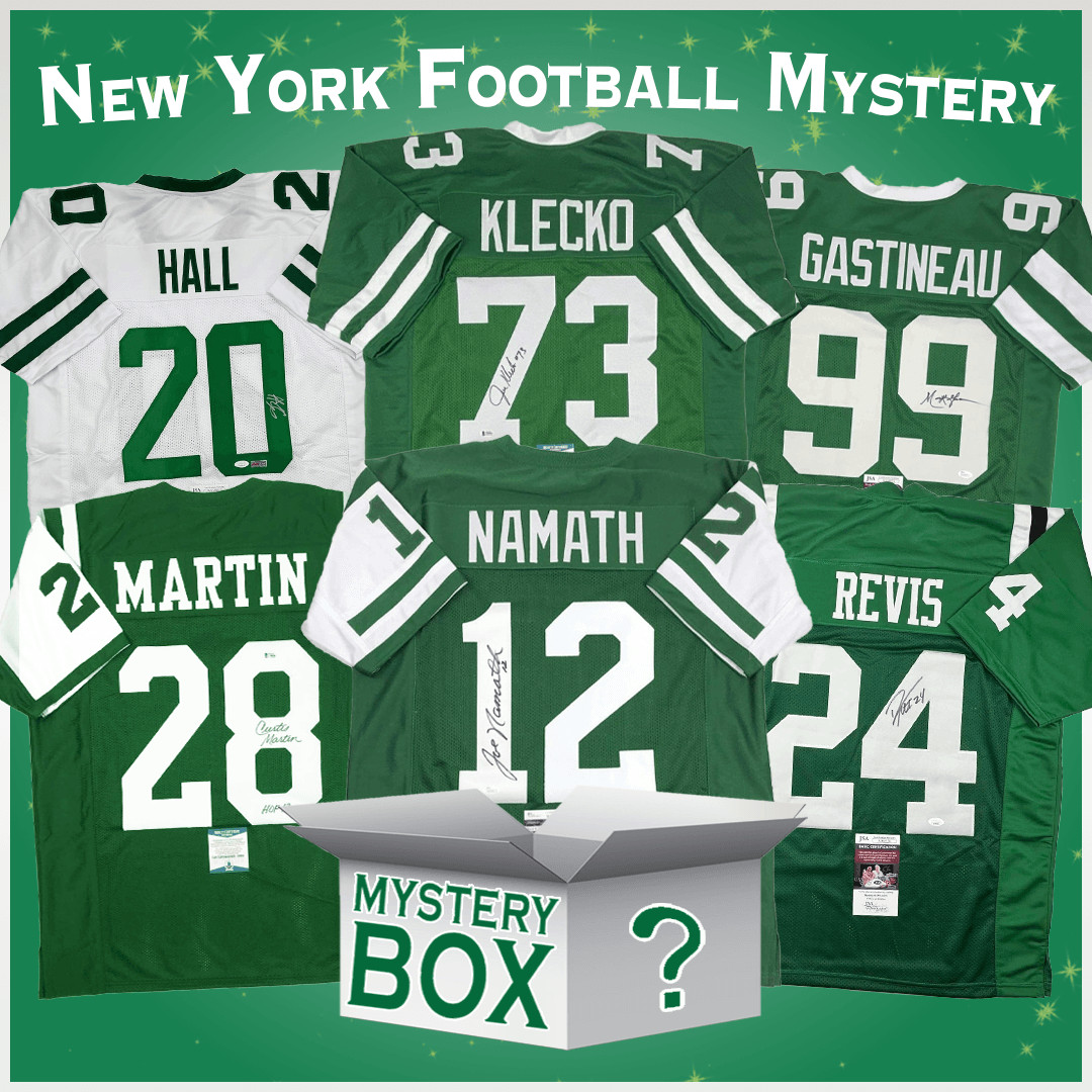 Autographed/Signed New York Jersey Mystery Box PSA JSA or Beckett COA Autographed/Signed New York Jersey Mystery Box PSA JSA or Beckett COA