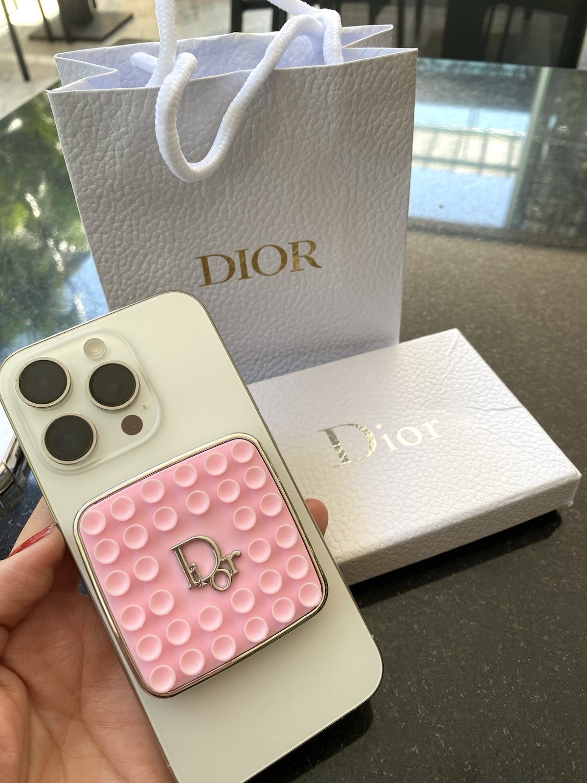 Dior Pink octobuddy New box and bag