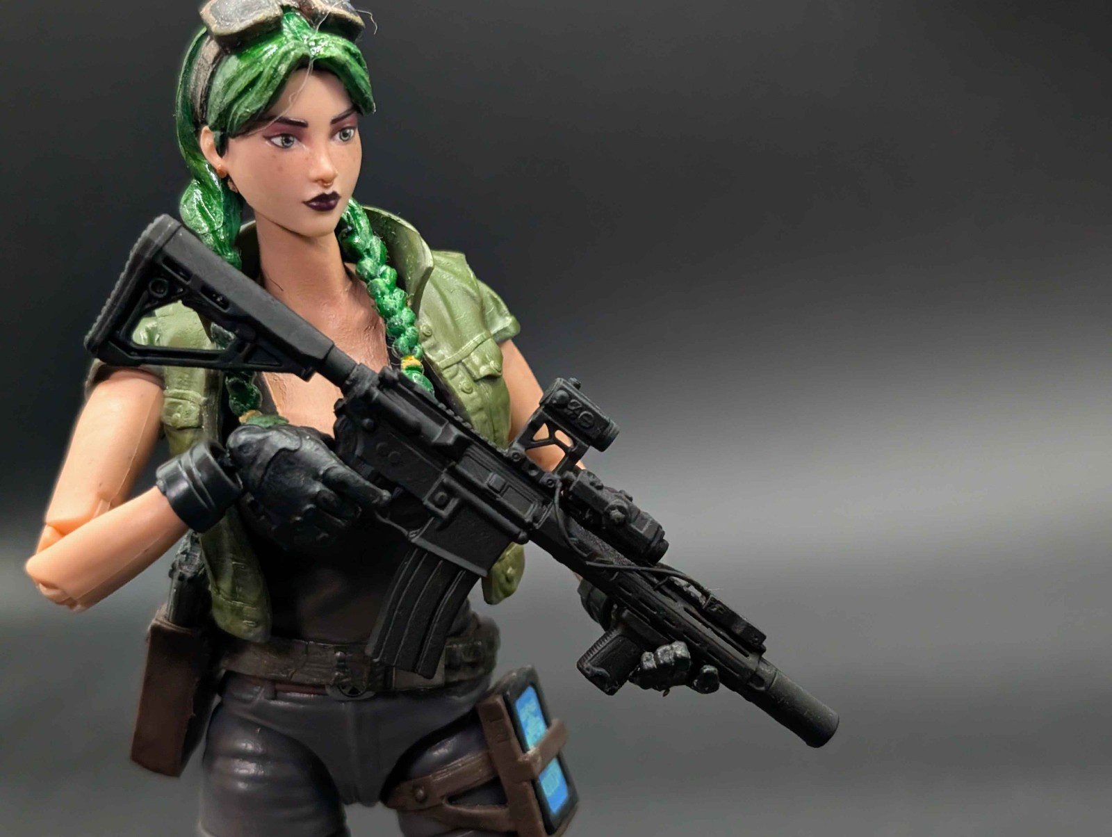 1/12 scale 3D printed Tactical Carbine for classified marvel legends