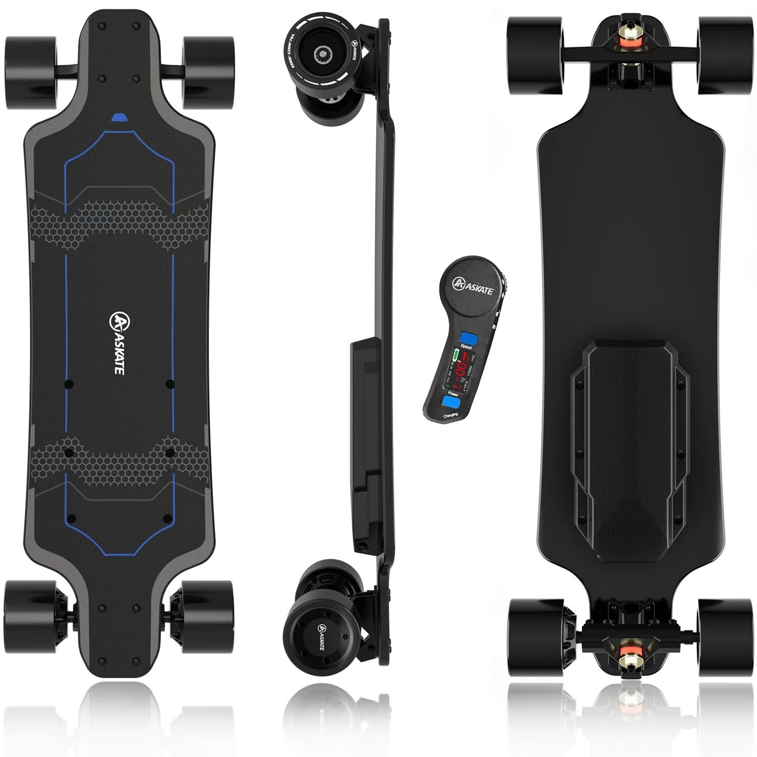DNASKATE M8 Electric Skateboard with Remote, 15/22Mph M8-Single motor-9Miles DNASKATE M8 Electric Skateboard with Remote, 15/22Mph M8-Single motor-9Miles