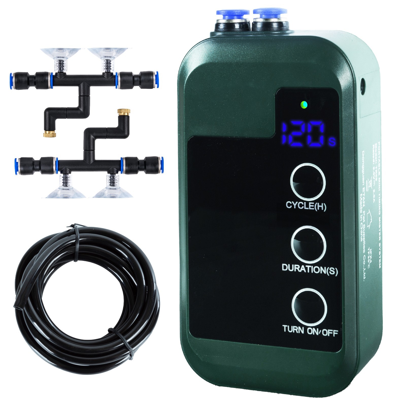 Reptile Humidifier Terrarium Fogger Automatic Misting Rainforest Spray System