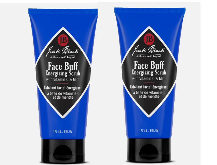 2xJack Black Face Buff Energizing Scrub, 6 fl oz - Mens Facial Scrub, Exfoliat 2xJack Black Face Buff Energizing Scrub, 6 fl oz - Mens Facial Scrub, Exfoliat