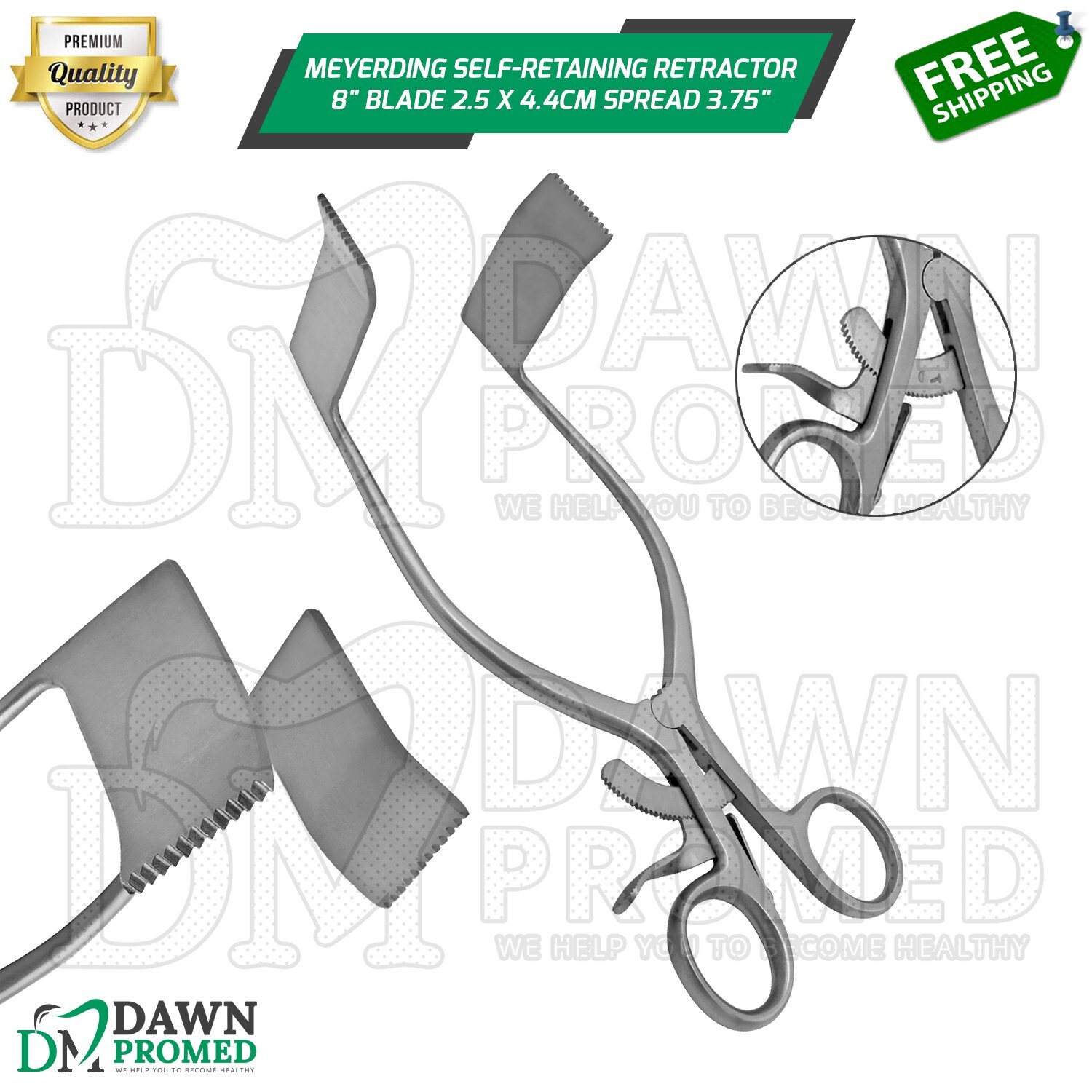 Meyerding Self-Retaining Laminectomy Retractor 8\