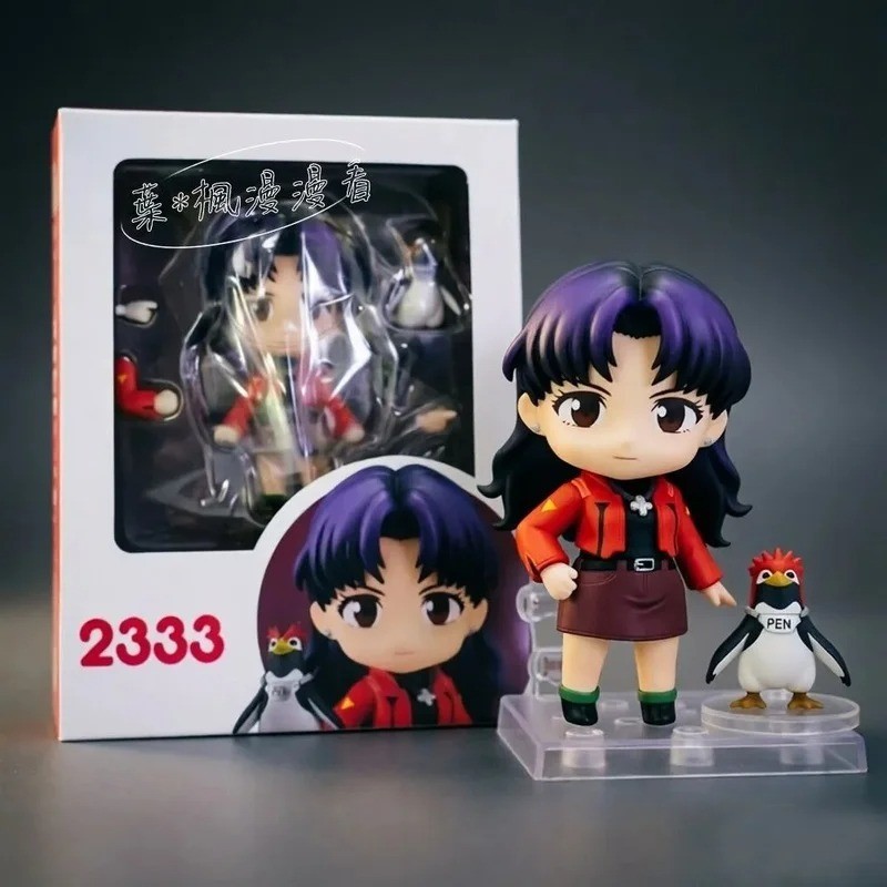 Nendoroid 2333 Misato Katsuragi PVC Figure w/ Swappable Faces Collectible Toy