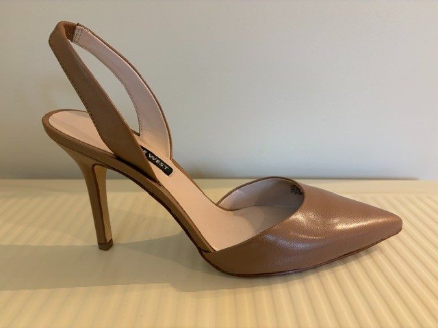Brown Nine West Slingback High Heel Shoes Size 11 M Brown Nine West Slingback High Heel Shoes Size 11 M
