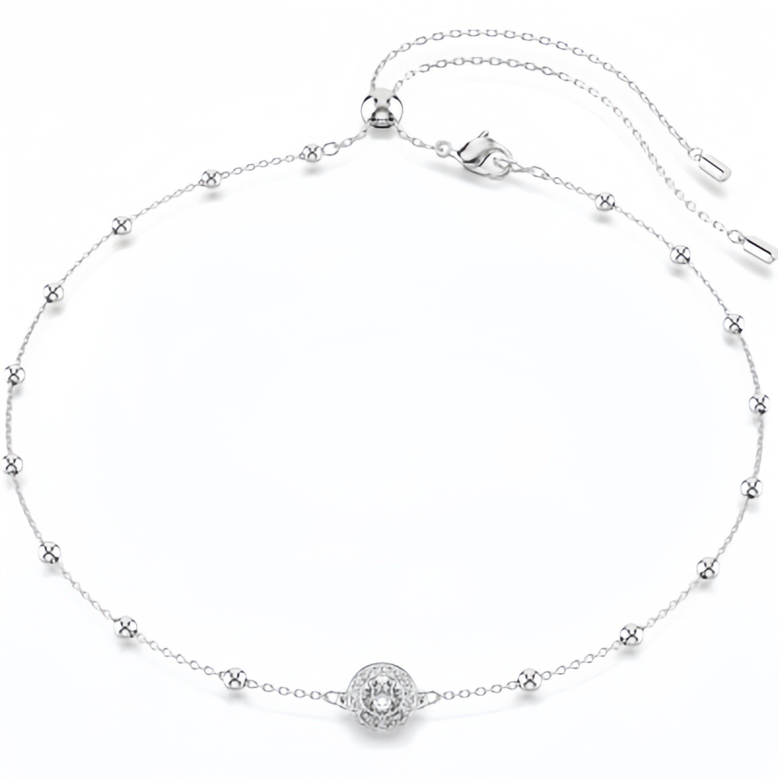Swarovski Matrix Tennis Crystal Jewelry Set Full Necklace Earrings Bracelet