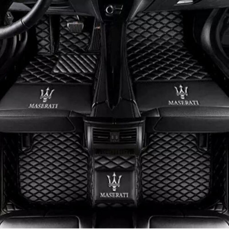 For Maserati All Models Car Floor Mats Leather Carpets Cargo Rugs Waterproof New