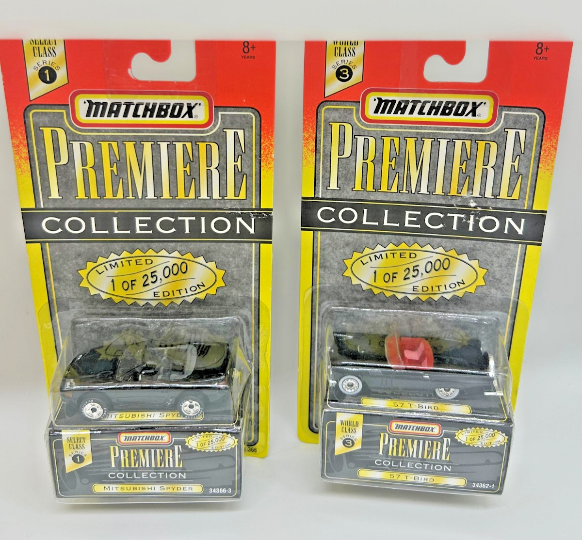 🔥🔥TWO MATCHBOX PREMIERE COLLETION SELECT CLASS SERIE 1 CARS-1OF25,000 LTD🔥🔥