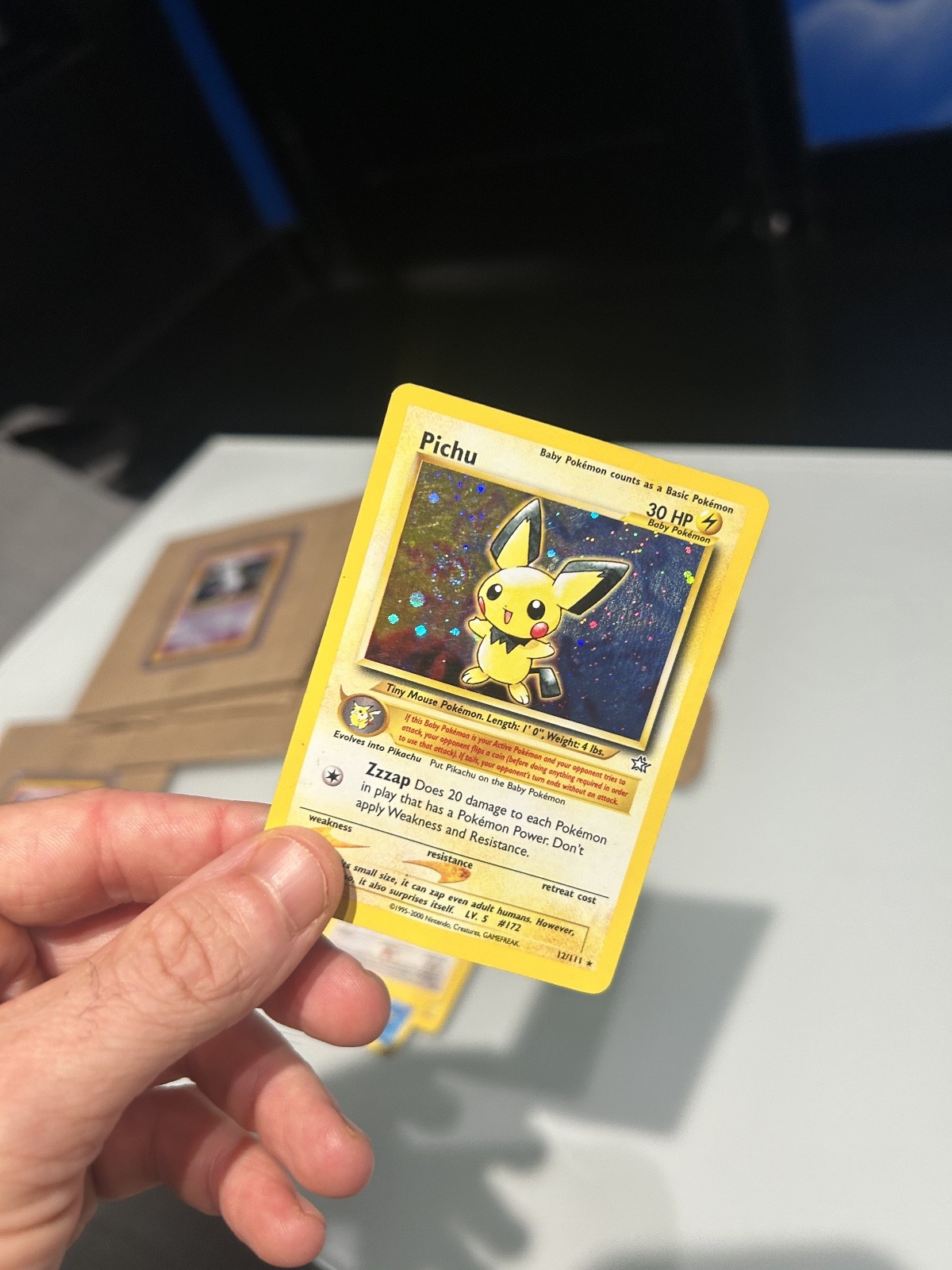 Pichu 12/111 Neo Genesis Holo Pichu 12/111 Neo Genesis Holo