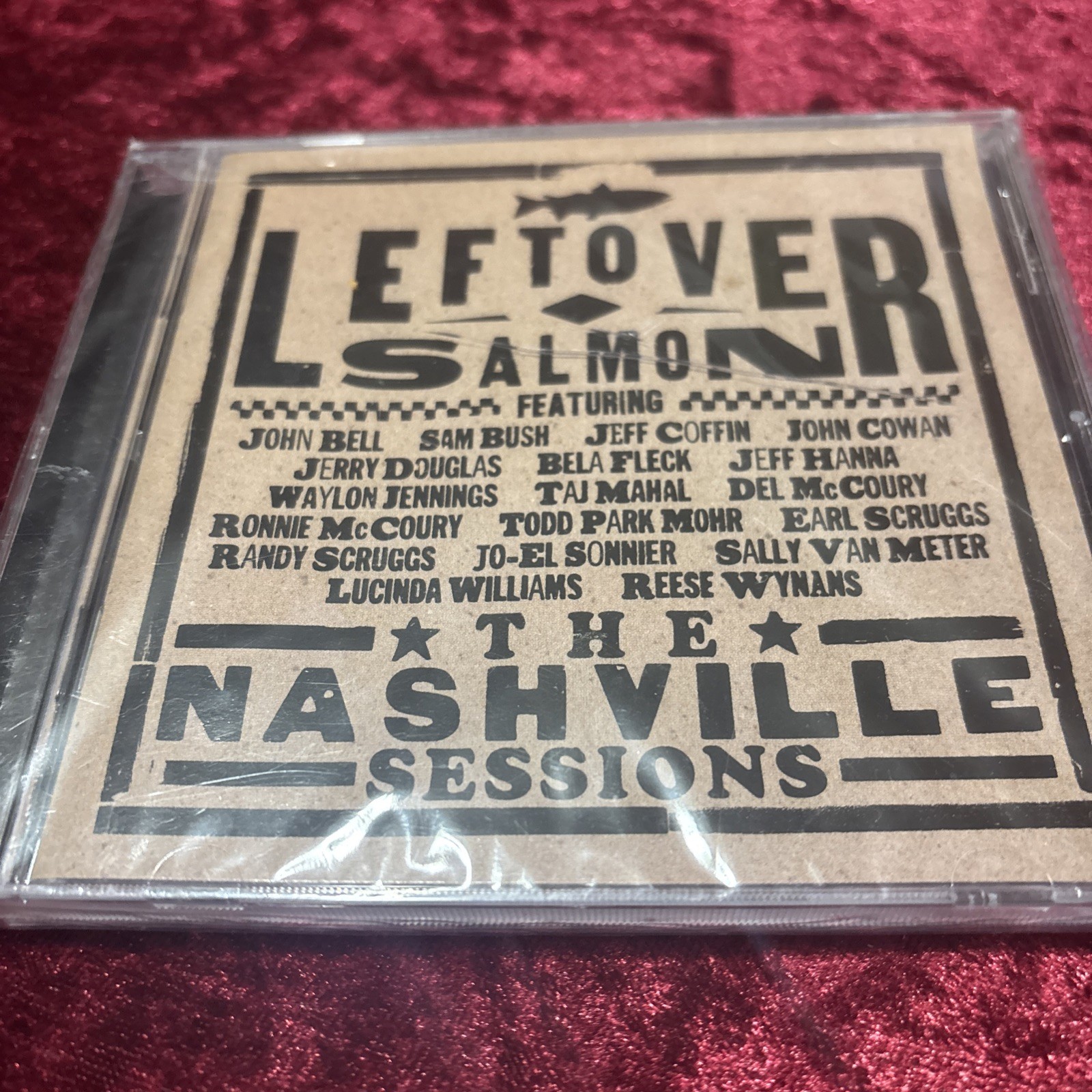 NEW CD LEFTOVER SALMON WAYLON JENNINGS SAM BUSH EARL SCRUGGS NASHVILLE SESSIONS