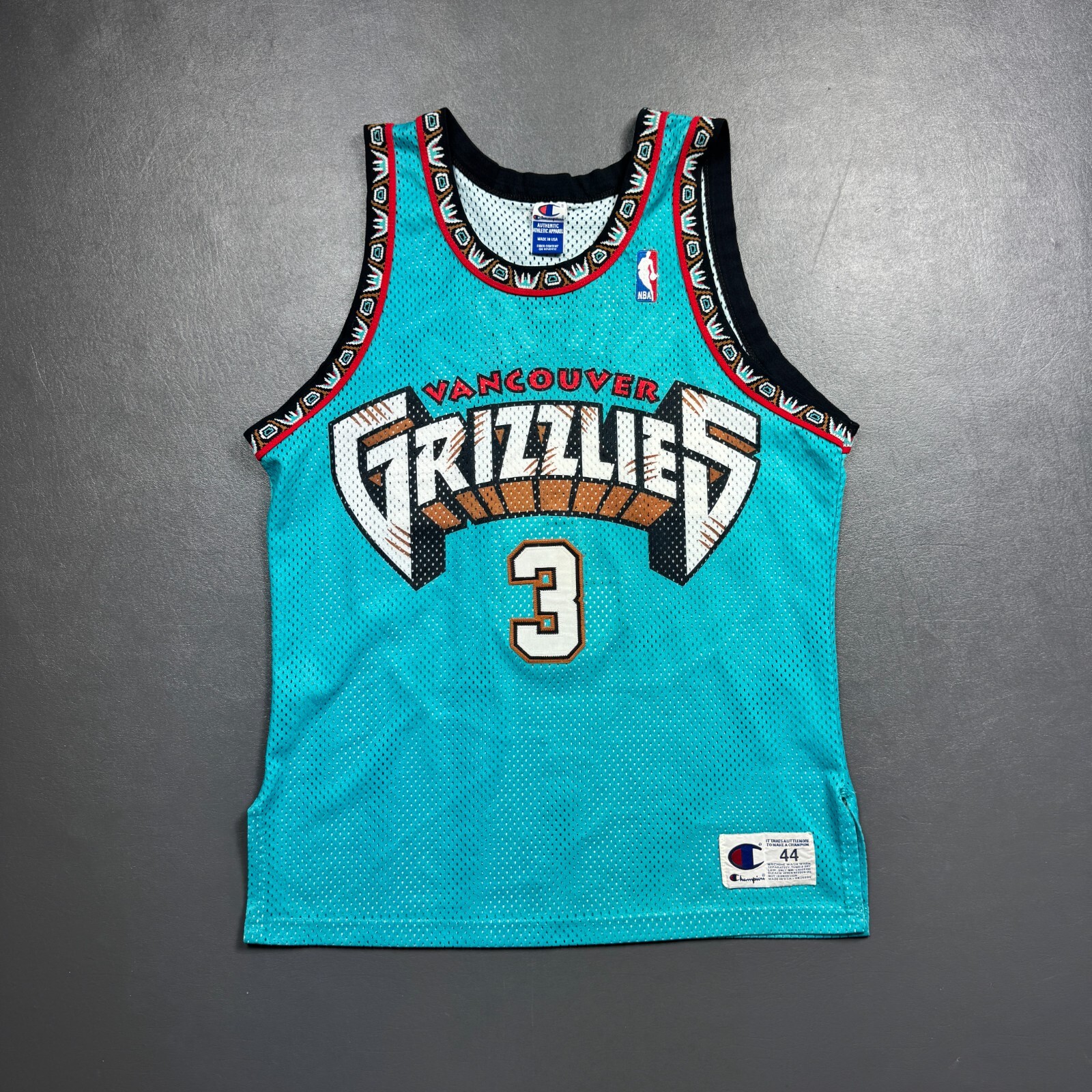 100% Authentic Shareef Abdur Rahim Vintage Champion Grizzlies Jersey Size 44 M L 100% Authentic Shareef Abdur Rahim Vintage Champion Grizzlies Jersey Size 44 M L