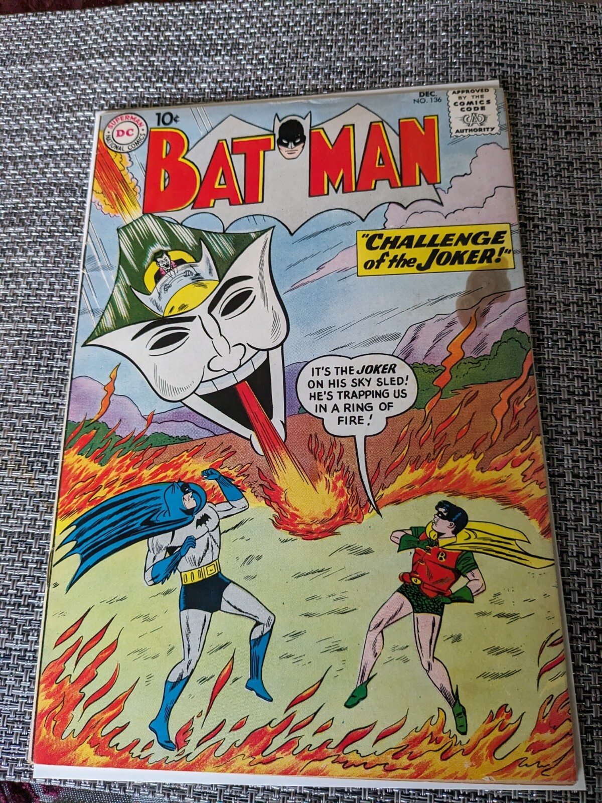 BATMAN #136 (1960 )Classic Joker Cover & Batman Appearance BATMAN #136 (1960 )Classic Joker Cover & Batman Appearance