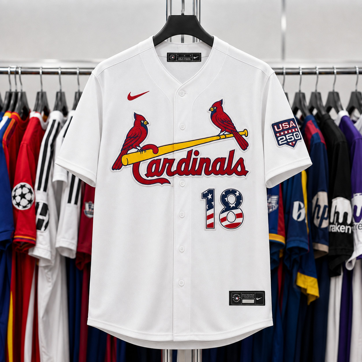 2026 All-Star Edition Stars Men's St. Louis Cardinals White Stadium Stitched