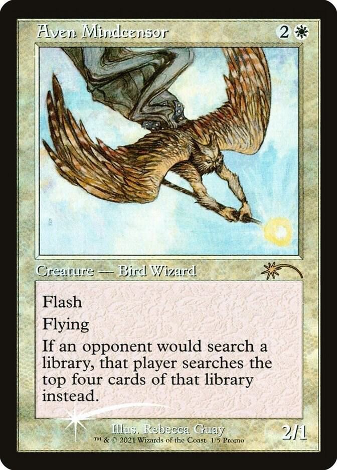 Aven Mindcensor (Retro Frame) #1 - WPN & Gateway Promos Rare Magic The Gathering
