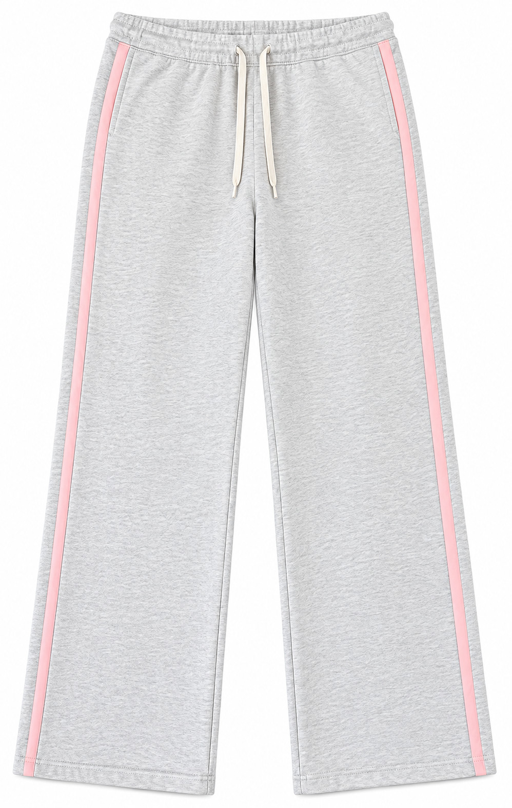 Hollister Light Gray pink striped women’s small Sweatpants new