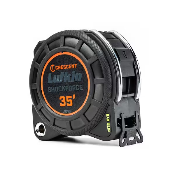 Lufkin 1-3/16 In. X 35 Ft. Shockforce Nite Eye G1 Dual-Sided Tape Measure Lufkin 1-3/16 In. X 35 Ft. Shockforce Nite Eye G1 Dual-Sided Tape Measure