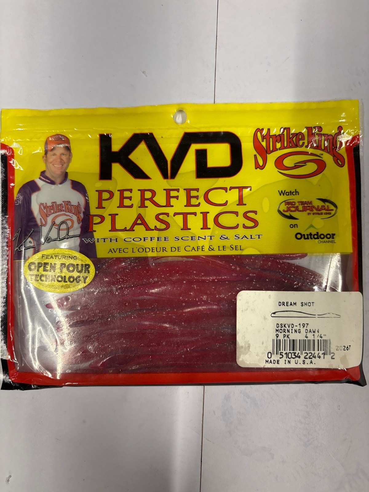 Strike King KVD Perfect Plastics Dream Shot Morning Dawn Strike King KVD Perfect Plastics Dream Shot Morning Dawn