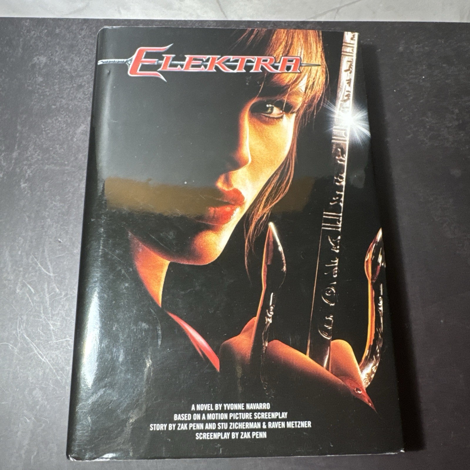 Elektra by Yvonne Navarro Marvel Hardcover Book Good Condition