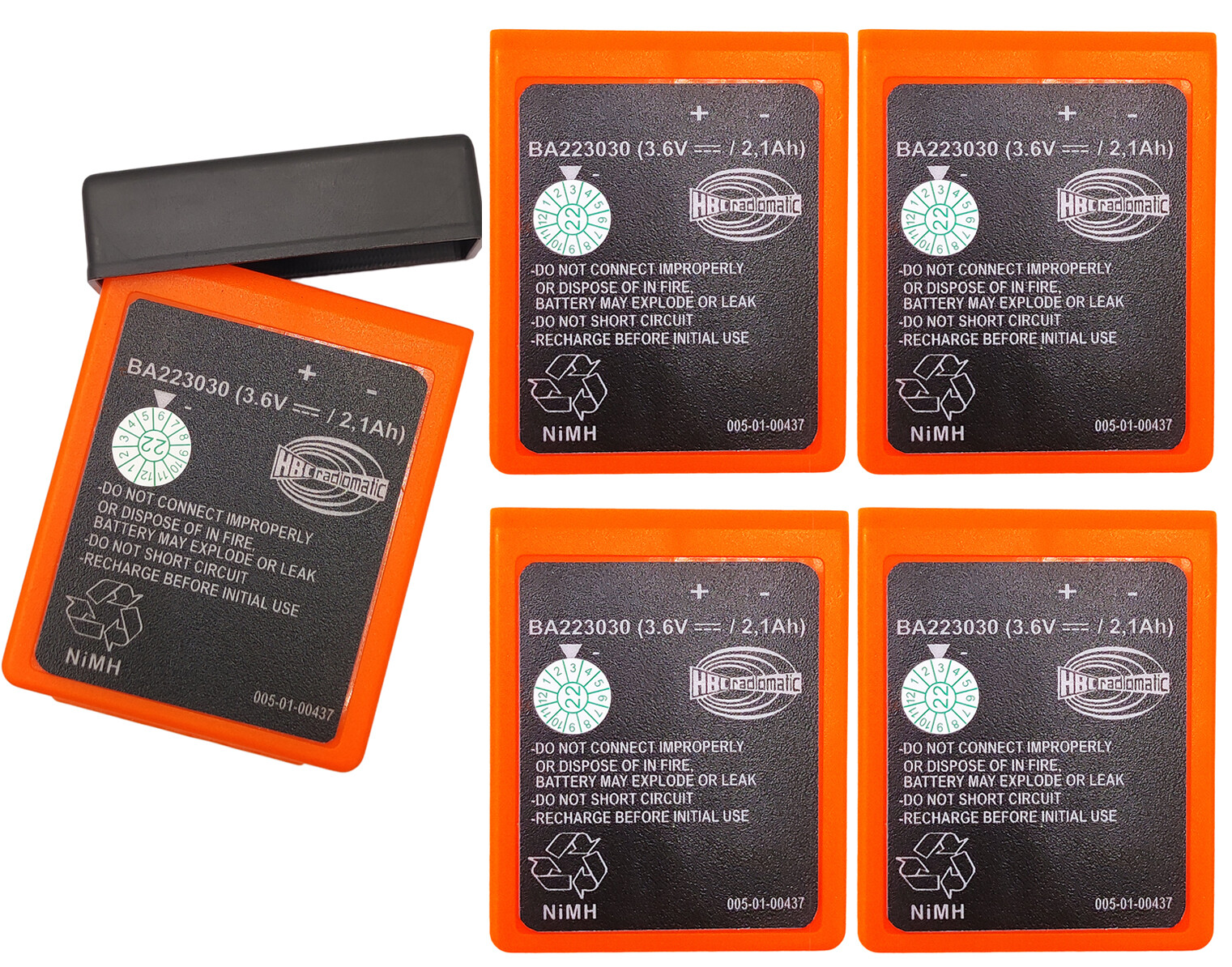 5x 3.6V 2100mAh BA223030 Battery For HBC Crane Wireless Remote Control *US STOCK