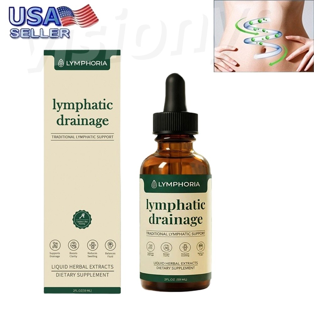 1-5X Lymphoria - Lymphatic Drainage 59ml - Detox, Bloat Relief & Immune Support