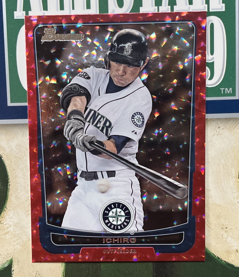 2012 Bowman Red Ice Ichiro Suzuki #/25 2012 Bowman Red Ice Ichiro Suzuki #/25
