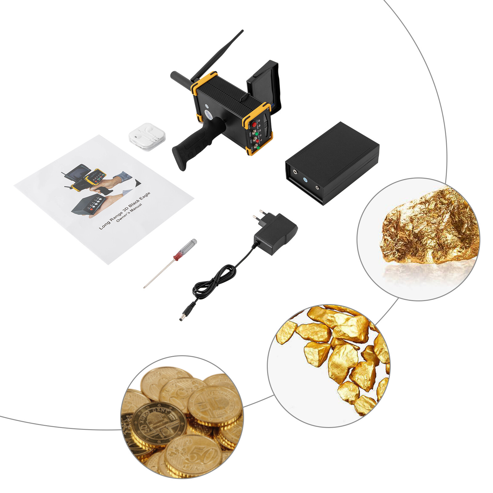 Metal Detector Gold Finder Underground Metal Scanner  for Gold Silver Copper