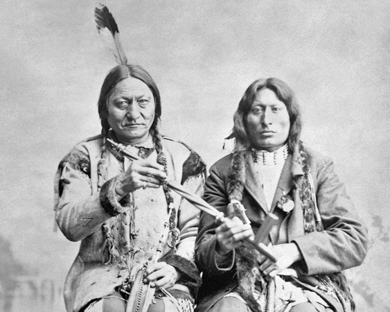 Indian CHIEF SITTING BULL and CRAZY HORSE 8x10 Photo Native American Print Indian CHIEF SITTING BULL and CRAZY HORSE 8x10 Photo Native American Print
