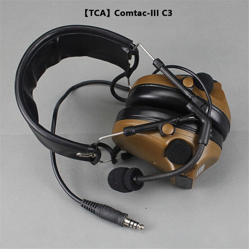 US PELTOR Comtac III Headset Noise Reduction Headset For TCA PRC148 152 MBITR US PELTOR Comtac III Headset Noise Reduction Headset For TCA PRC148 152 MBITR