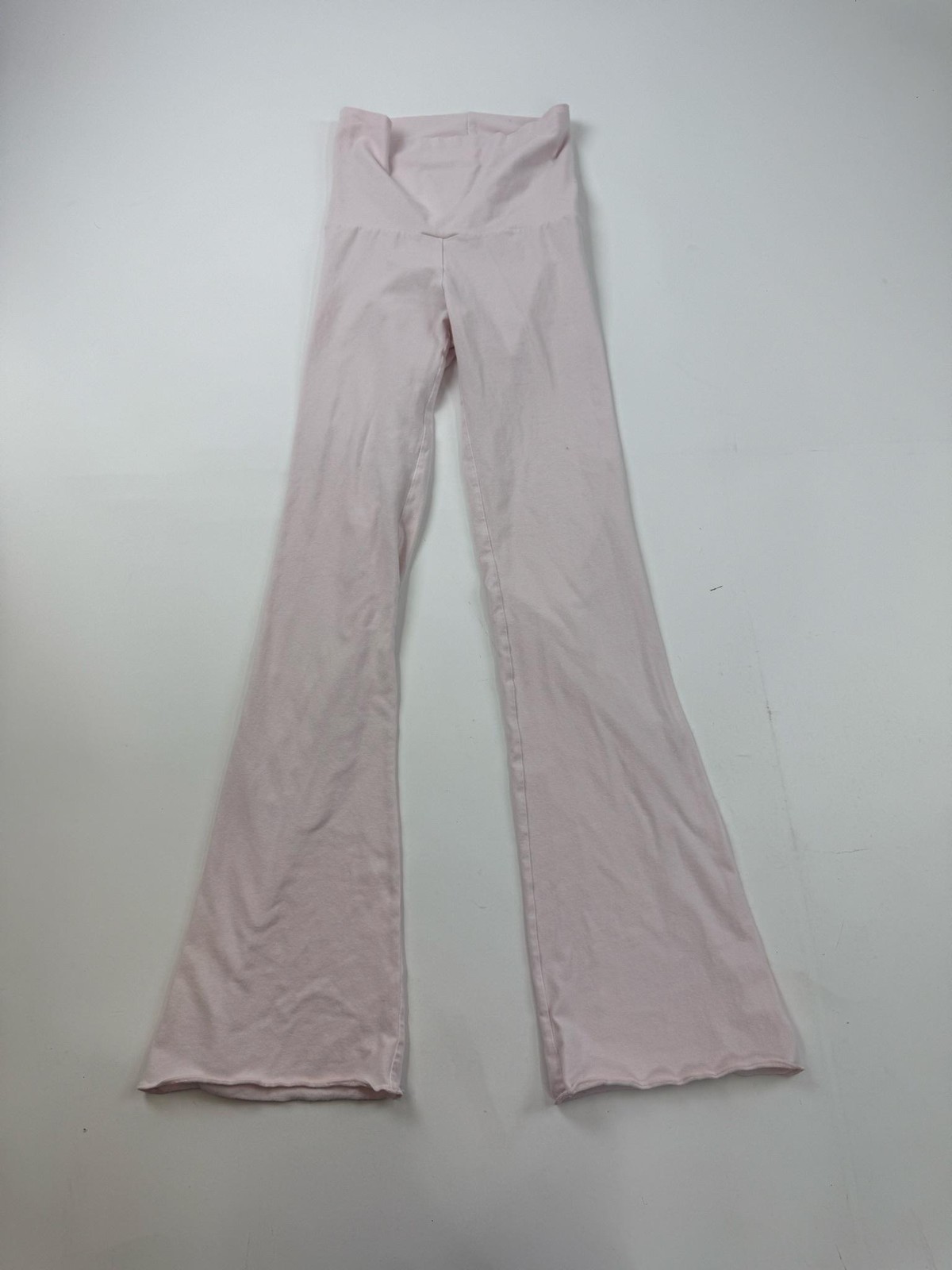 Skims Pants Womens XS Pink Flare Leg Yoga Sweatpants High Rise Stretch Lounge