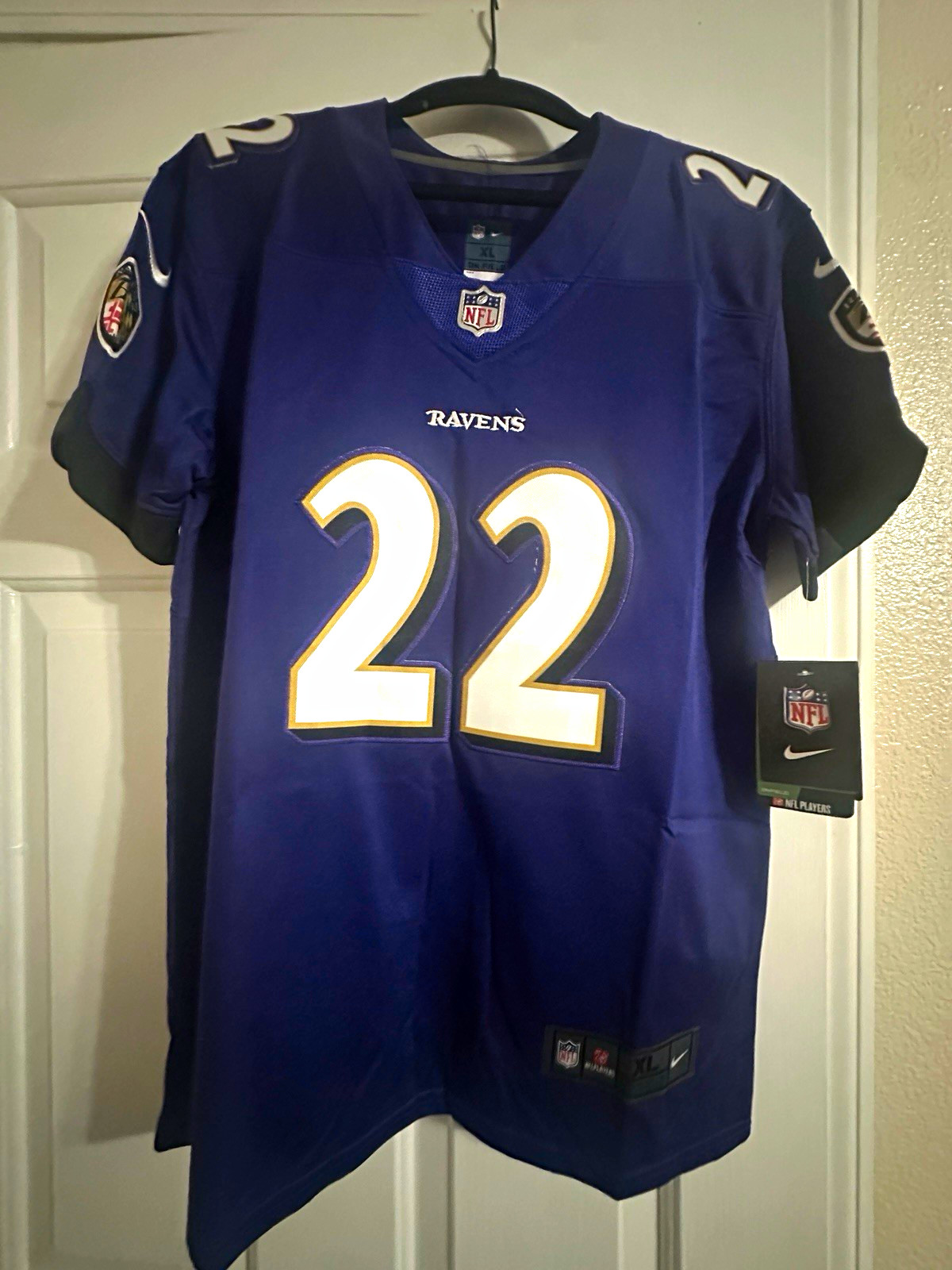 Nike Baltimore Ravens Derrick Henry #22 NFL Jersey Purple Size XL-Men