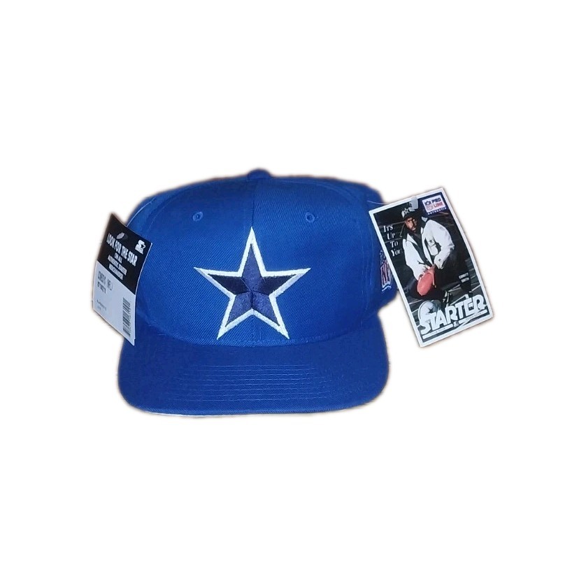 Vintage NOS 90s Dallas Cowboys Starter Hat NFL Pro Line Cap 