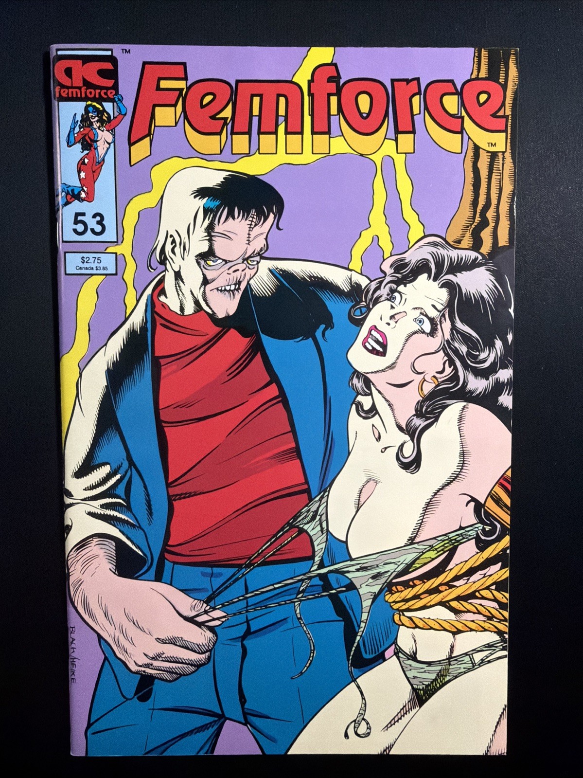 Fem Force #53 1992 AC Comics Bill Black giant good girl art VF/NM *A11