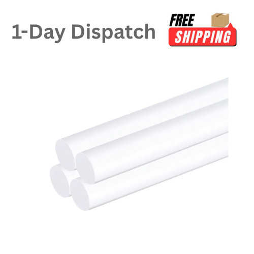 MECCANIXITY 4pcs Acrylic Round Rods 1/4\