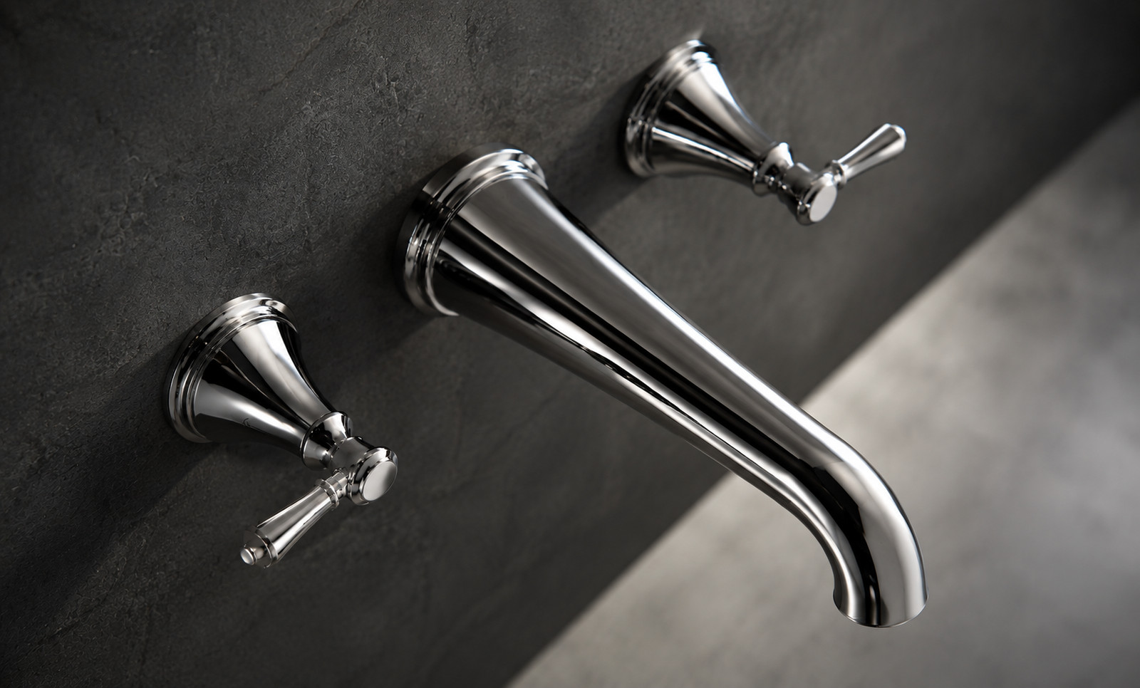 Delta Cassidy™ Wall Mounted Tub Filler, Chrome