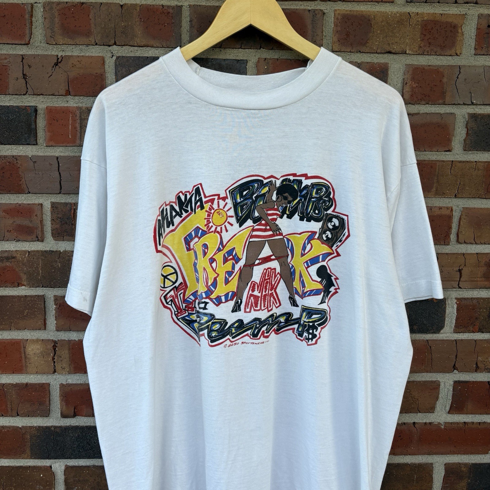 Vintage 1995 Atlanta Freaknic T Shirt Men\'s