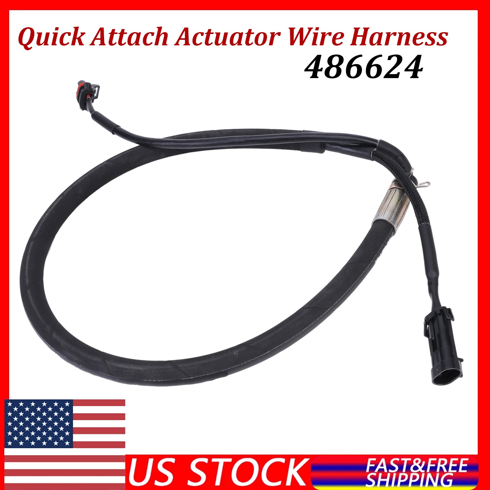 Quick Attach Wire Harness For Skid Steer Loaders 330G 331G 332G 333G 486624
