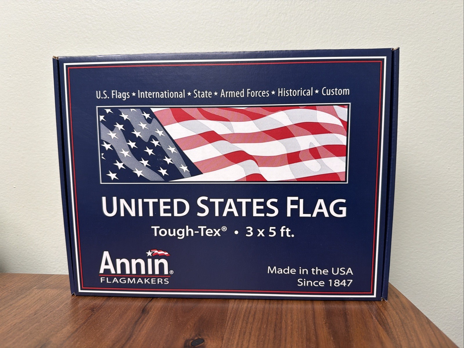 Annin Flagmakers United States Tough-Tex (Poly) Flag 3’ X 5’ Made in the USA NEW