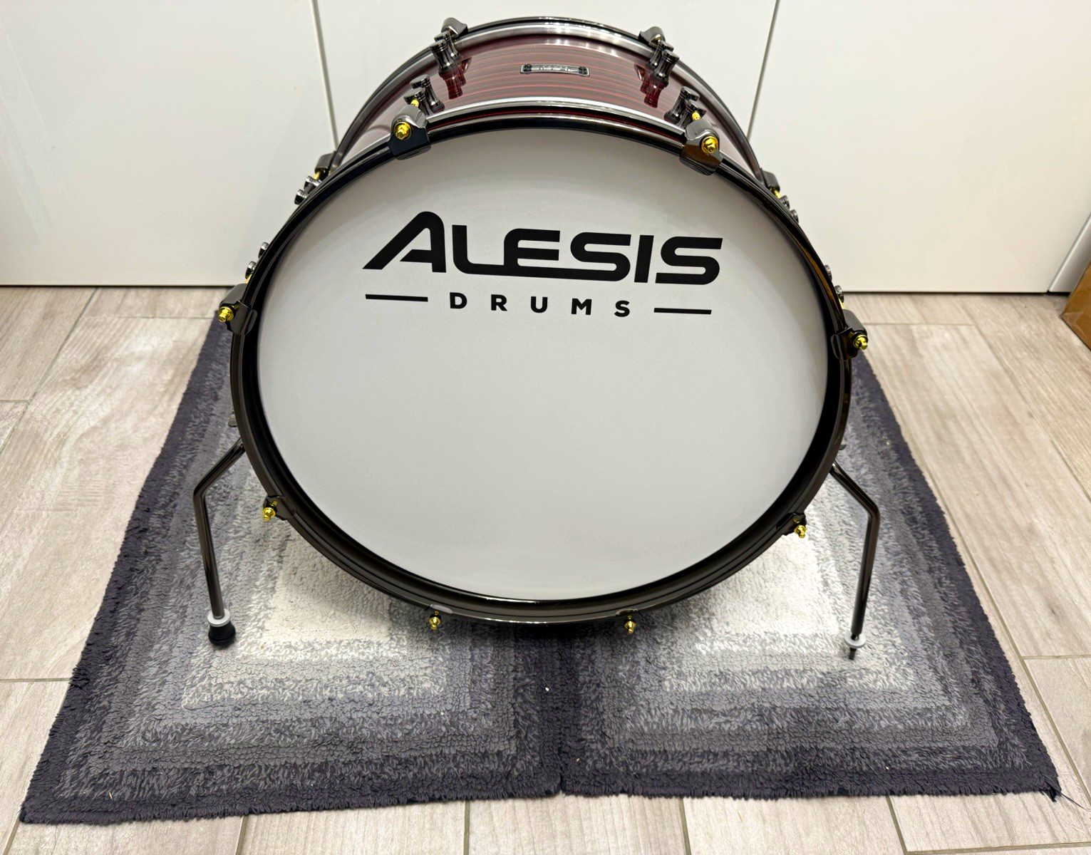 Alesis Strata Prime 20in Kick Bass Drum, Birch Shell, Mesh Head (Kick 20)