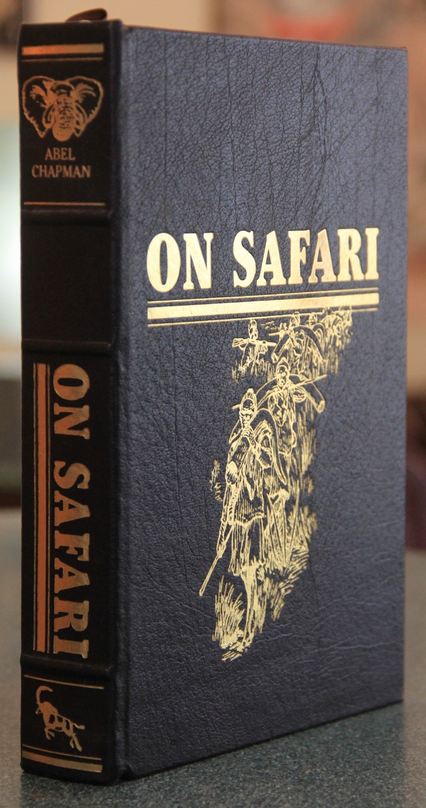 On Safari, Abel Chapman, Briar Patch Press, 1988, leather, birding, hunting