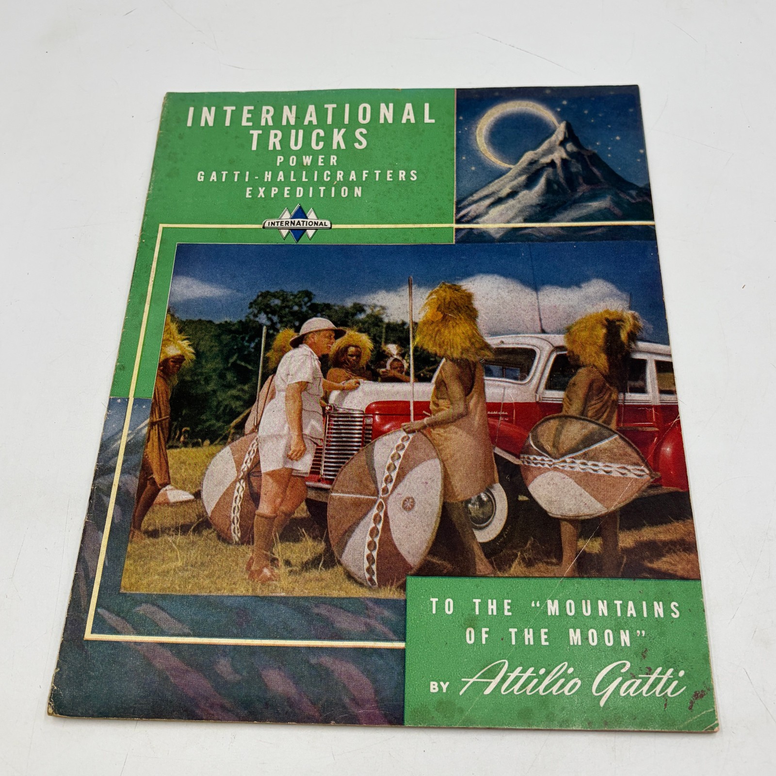 VTG 1940's International Trucks Attilio Gatti Mountains Moon Expedition BOOKLET VTG 1940's International Trucks Attilio Gatti Mountains Moon Expedition BOOKLET