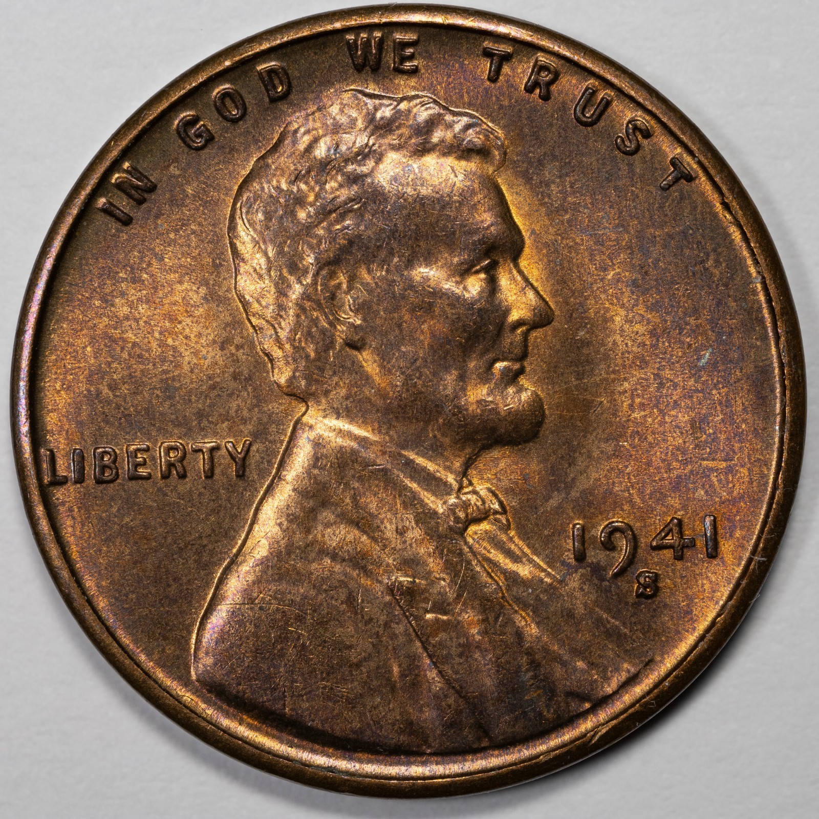 1941-S Lincoln Wheat Penny BU Brilliant Uncirculated 1941-S Lincoln Wheat Penny BU Brilliant Uncirculated