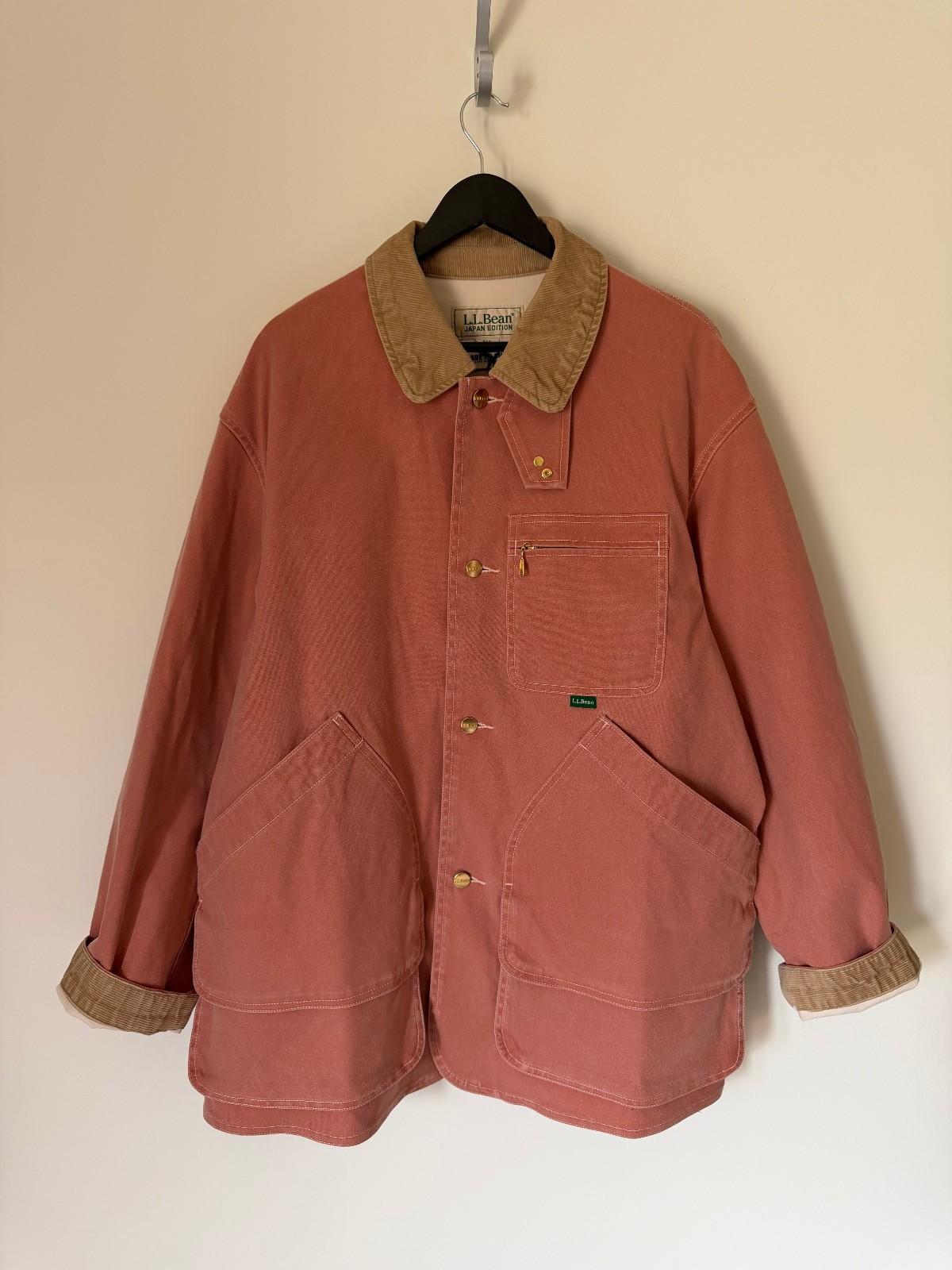 L.L. Bean Japan Edition Prospect Harbor Field Coat - Size Large - Fade Salmon