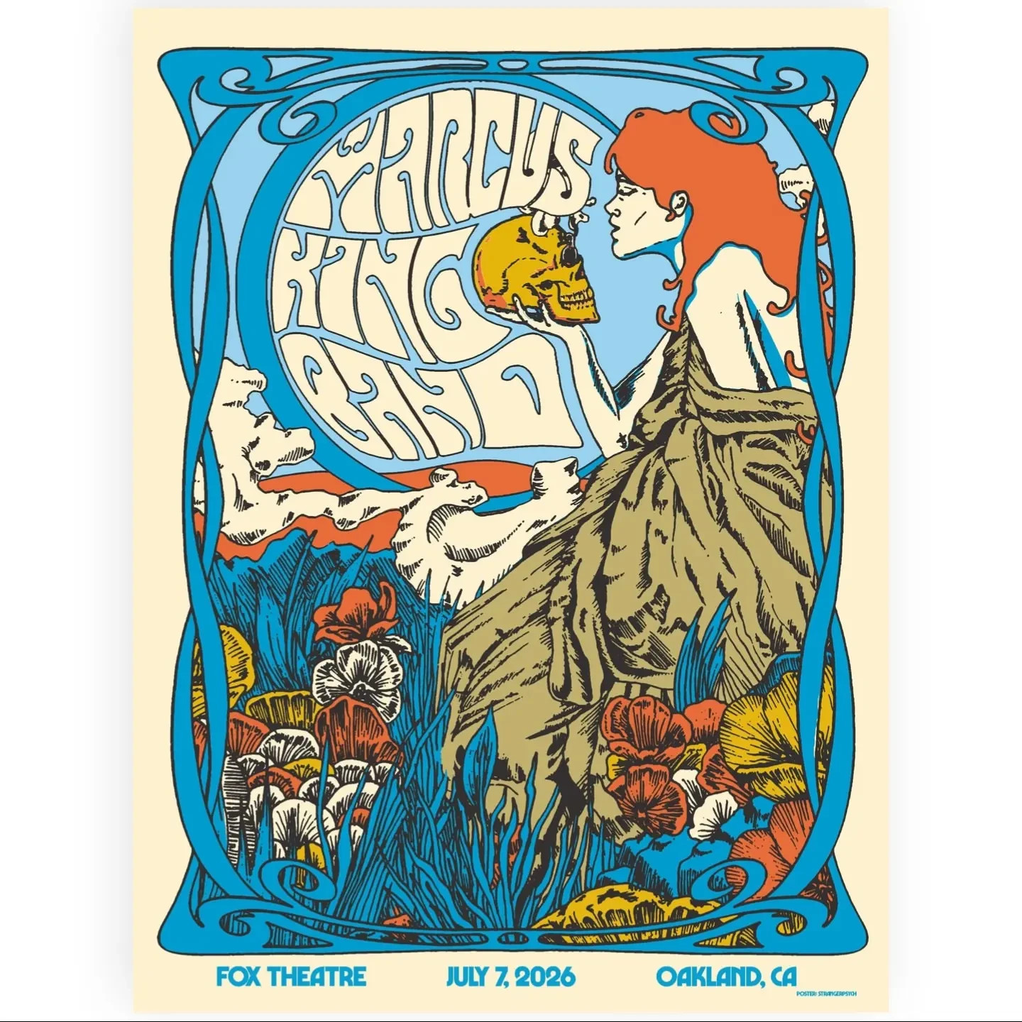Marcus King Band Fox Theatre Oakland CA July 7 2026 Poster
