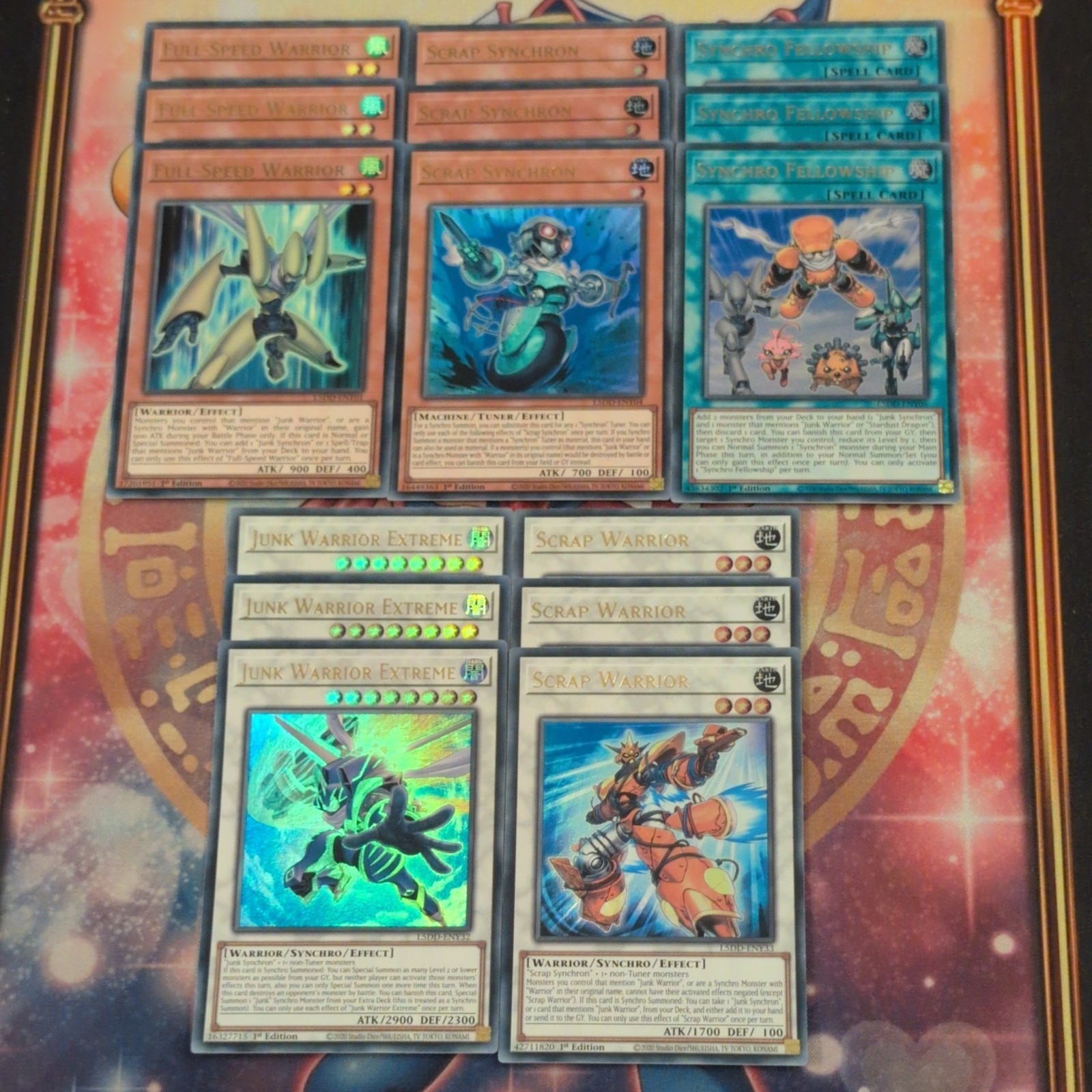 15cd Full-Speed/Scrap Synchron/Junk Warrior - L5DD-ENY Ultra Core Yugioh Mint 15cd Full-Speed/Scrap Synchron/Junk Warrior - L5DD-ENY Ultra Core Yugioh Mint